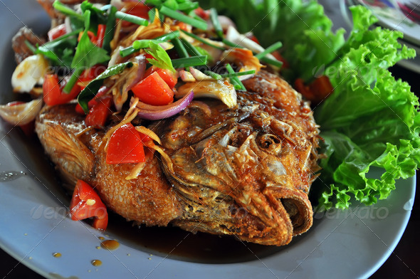Fried fish appetizer